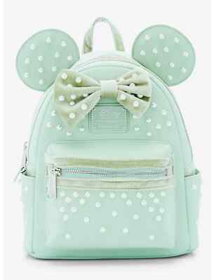 Loungefly Disney Minnie Mouse Pearl Ears Mini Backpack - New
