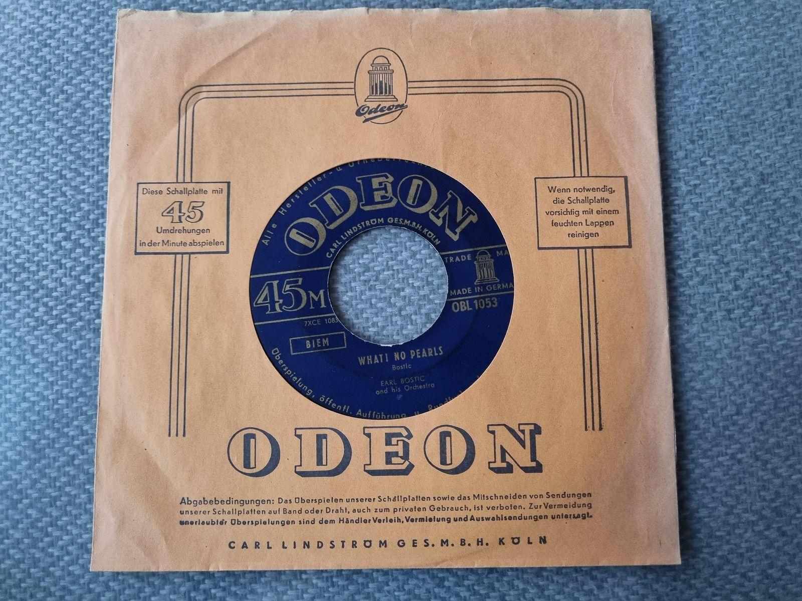 7"" Single Earl Bostic - What! No pearls Vinyl Germany