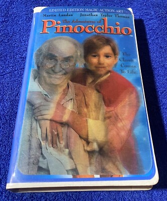 VHS ADVENTURES OF PINOCCHIO KIDS MOVIE THE CLASSIC COMES TO LIFE