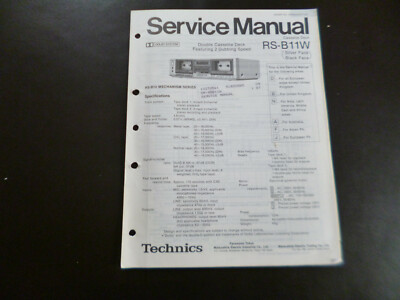 Original Service Manual Schaltplan RS-B11W