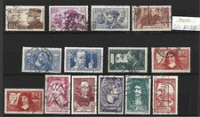 lot timbres france avant 1960 oblitérés cote 50,00