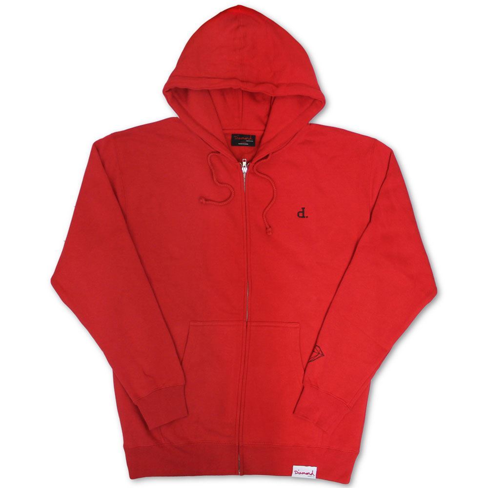 Diamond Supply Co Mini Un Polo Hoodie Rot Diamond Supply Co Mini Un Polo Hoodie Rot