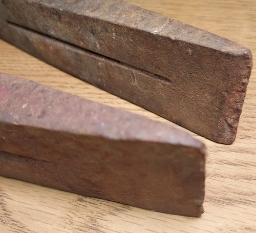 Two Wood Splitter Wedges~approx 5 lbs ea. Warren 5 & P5US - Picture 5 of 6