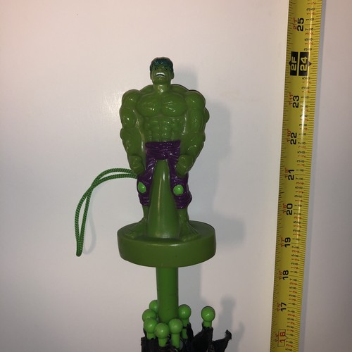 INCREDIBLE HULK - Marvel Kids Umbrella - Figure Handle / Strap - DAMAGED - Picture 4 of 17