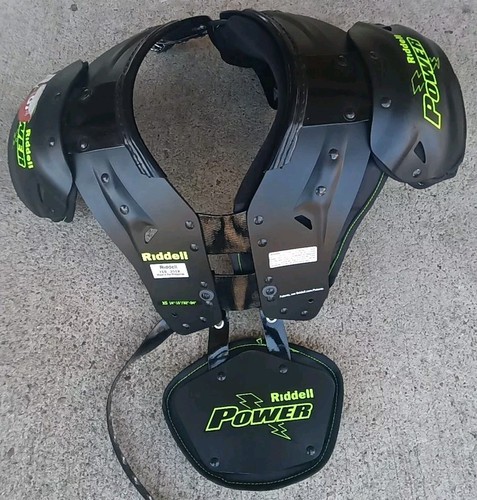 Riddell Power Volt Shoulder Pads XS 14''- 15'' / 32''- 34'' Youth Football Pads - Picture 3 of 8