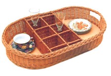 Tablettkorb  Vollweide, 72x44x13 cm, Frühst�...