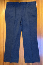 Dead Stock LEVIS PANATELA - Vtg 70s Navy Bootcut Flare Disco Pants, Mens 42 x 30