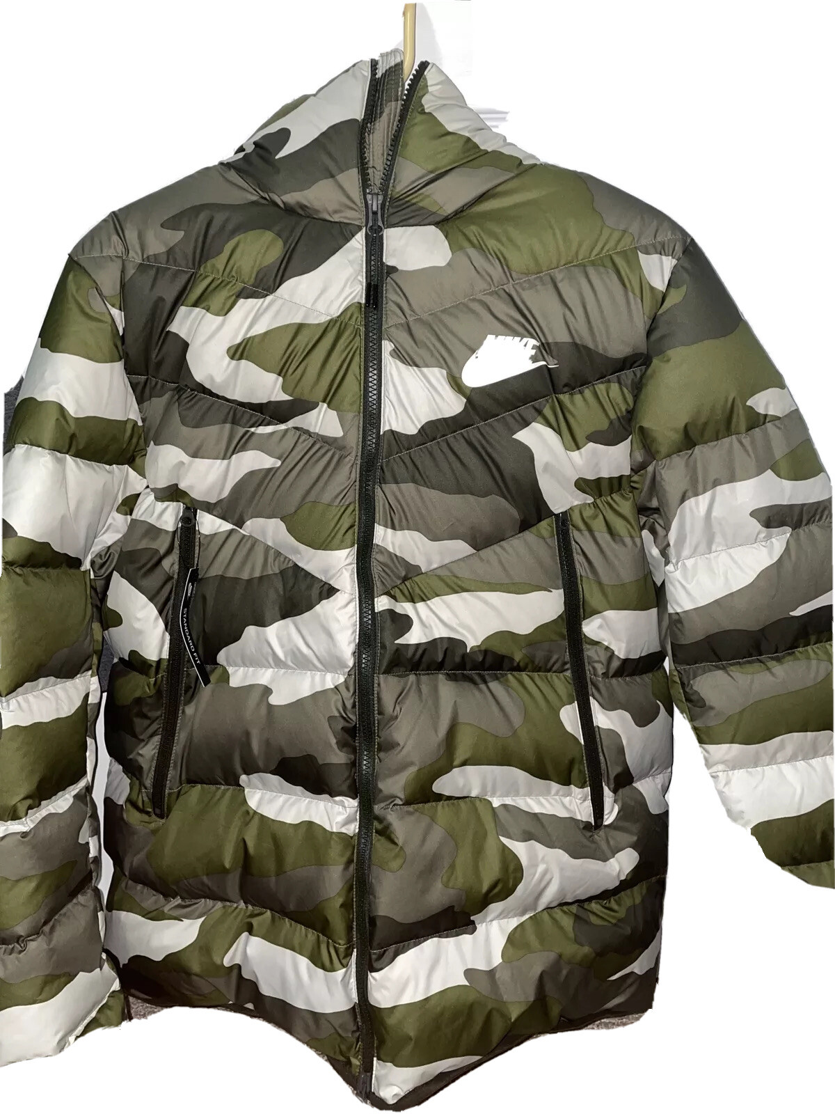 NWT Men's Nike Camo Puffer Jacket Size 