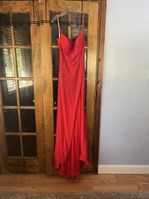 red sherri hill prom dress