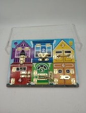 Melissa  Doug Latches Board Play,Learn Colors Numbers Animals Great For Autism