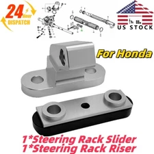 1SET For Honda Civic EP3 Acura RSX EM2 Steering Rack Slider Riser Raiser Tie Rod