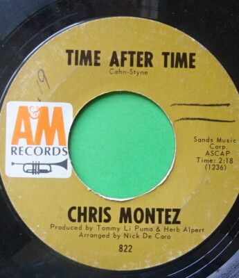 CHRIS MONTEZ--TIME AFTER TIME-KEEP TALKING---7'' VINYL-IMPORT-A+M-V/G+