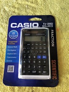 Casio FX 260 Solar II Fraction Scientific Calculator with Cover