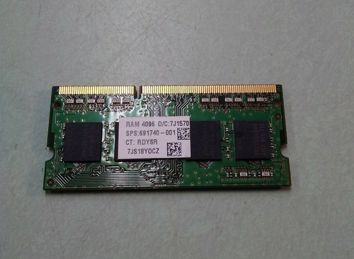 4GB 1Rx8 PC3L-12800S-11-13-B4 Laptop RAM Samsung M471B5173QH0-YK0 1520 - Picture 2 of 3