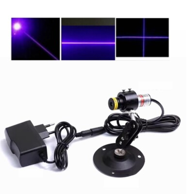 405nm 10/50/80/100/150/200mw Violet Blue Laser Module Dot/Line/Cross 18x65mm