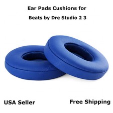 New Ear Cushion Pads for Beats by Dre Studio 2 3 Headphones Part Pair Blue