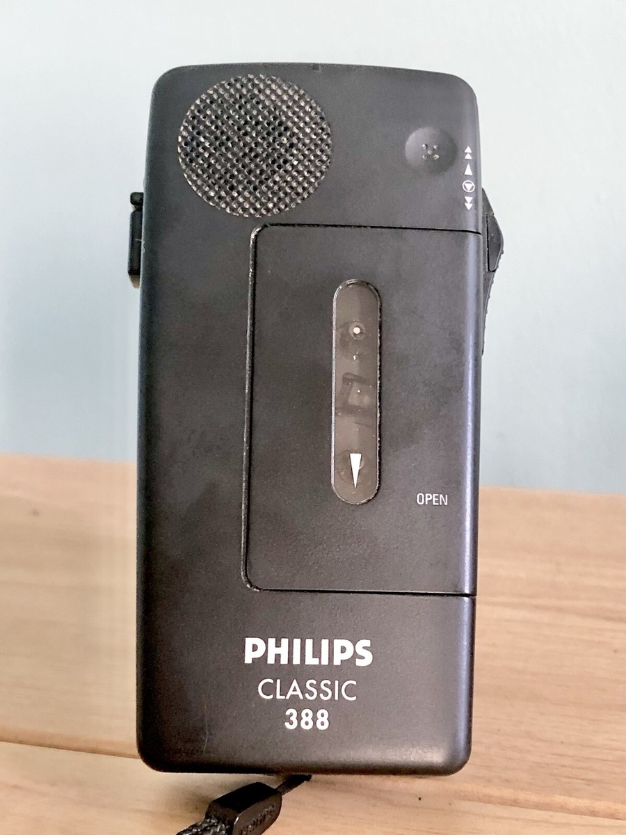Philips Classic 388 Mini Kassetten Diktiergerät + Kassette (Neu (gemäss