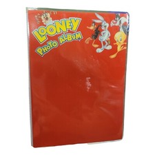 Vintage Looney Tunes Photo Album Retro 1998 Warner Bros Daffy Sylvester Tweety
