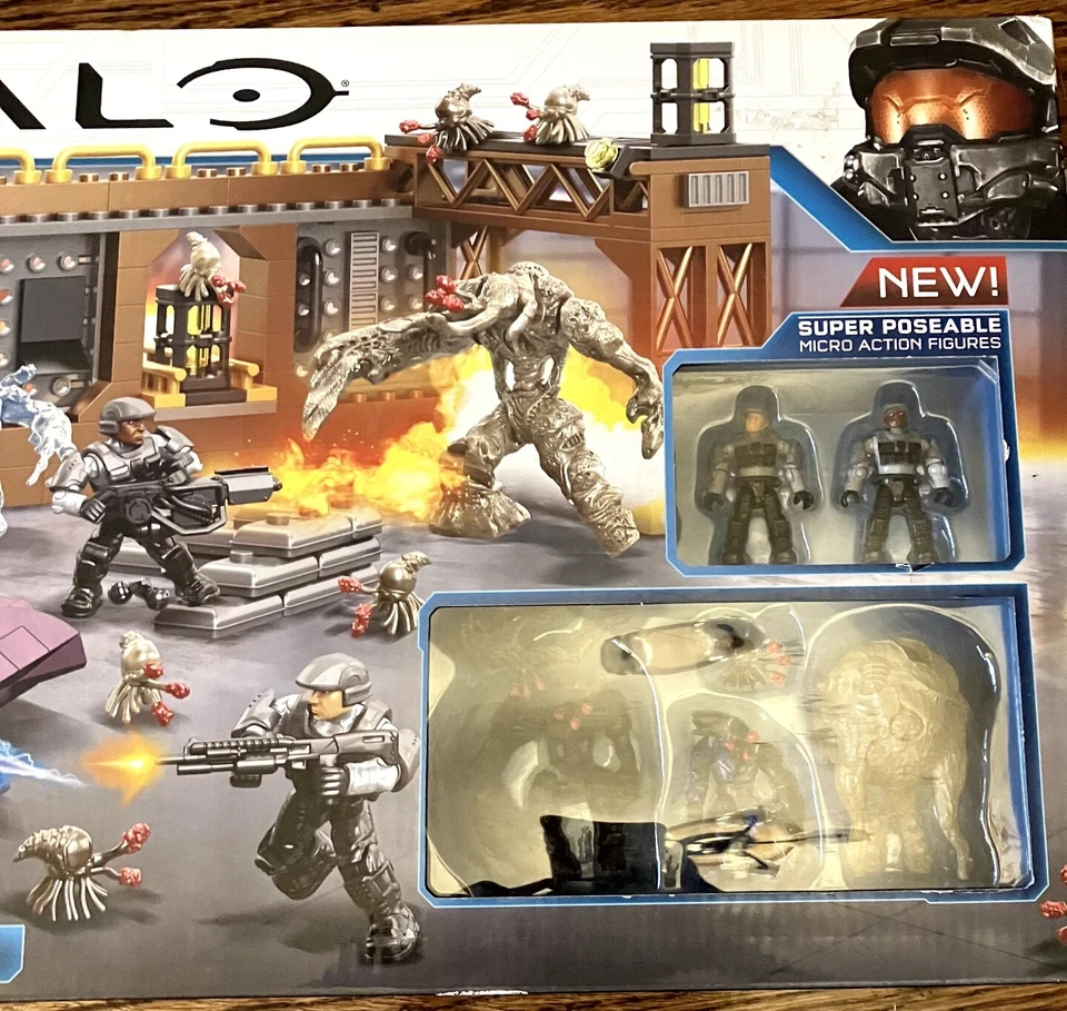Halo MEGA BLOKS Flood Invasion 97430 BRAND NEW & SEALED Retired/Rare 2014 Set - Image 3 of 4