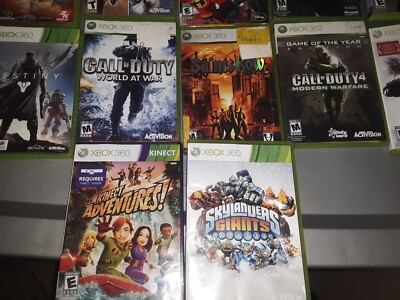 Lot of 12 vintage Microsoft Xbox 360 games, Tested and completr in
