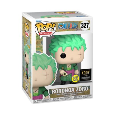 Funko Pop Roronoa Zoro Glow In The Dark One Piece #327 Kody