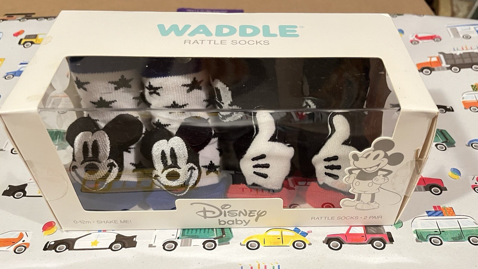 Disney Baby Mickey Mouse Rattle Socks