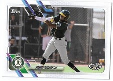 2021 Topps Pro Debut #PD-82 Robert Puason Oakland Athletics