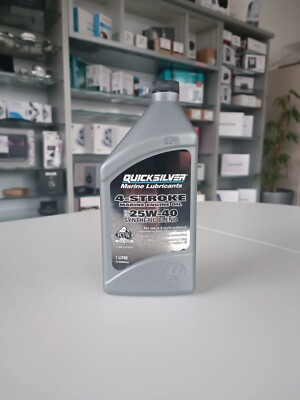 Quicksilver 4 Stroke Marine Engine Oil Sea 25W-40 Synthetic 8M0086226