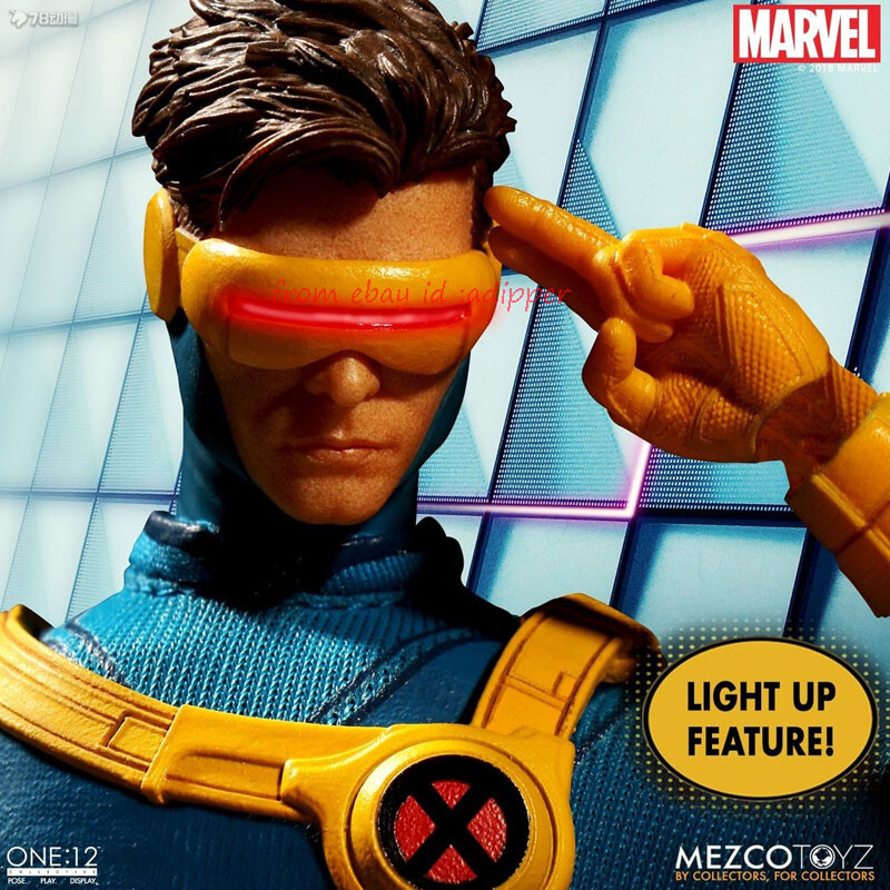 Perfect Mezco Toyz 1/12 Collective Cyclops Action Figure In Stock