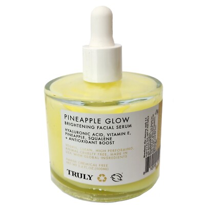 *1-Tube* Truly Beauty Pineapple Glow Brightening Facial Serum 3.4 Oz
