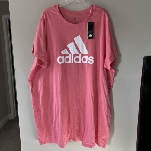 NWT ADIDAS💙 PLUS SIZE 4X 💙WMNS SPORTSWEAR 💙T-SHIRT Pink DRESS