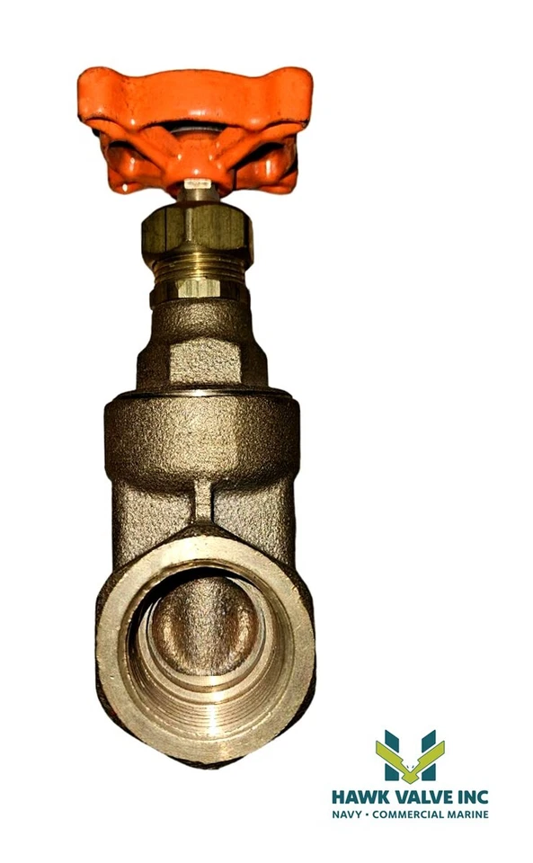 1" BRONZE 125 SWP, 200 WOG NPT NON-RISING STEM GATE VALVE - STOCKHAM FIG. B-103 - Image 4 of 4