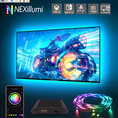 Ambient TV PC Backlight Led Strip Lights for HDMI Devices USB RGB Tape Screen Co