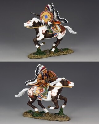 Figurine King & Country TRW061 - Little Wolf, Plomb Peint, 54mm, Neuve