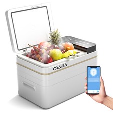 OYAJIA 30L Car Refrigerator 12V Portable Freezer for Camping, Driving, Picnic