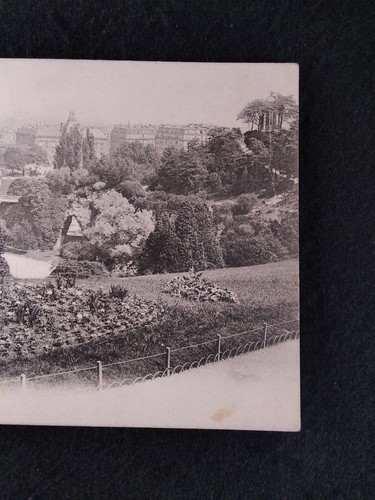 Frankreich antike Postkarte Anfang 1900 selten Paris Buttes Chaumont Park Garten Flowe - Bild 4 von 5