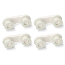 Kit 4 ruote supporto cestello lavastoviglie Rex Electrolux Zanussi Aeg