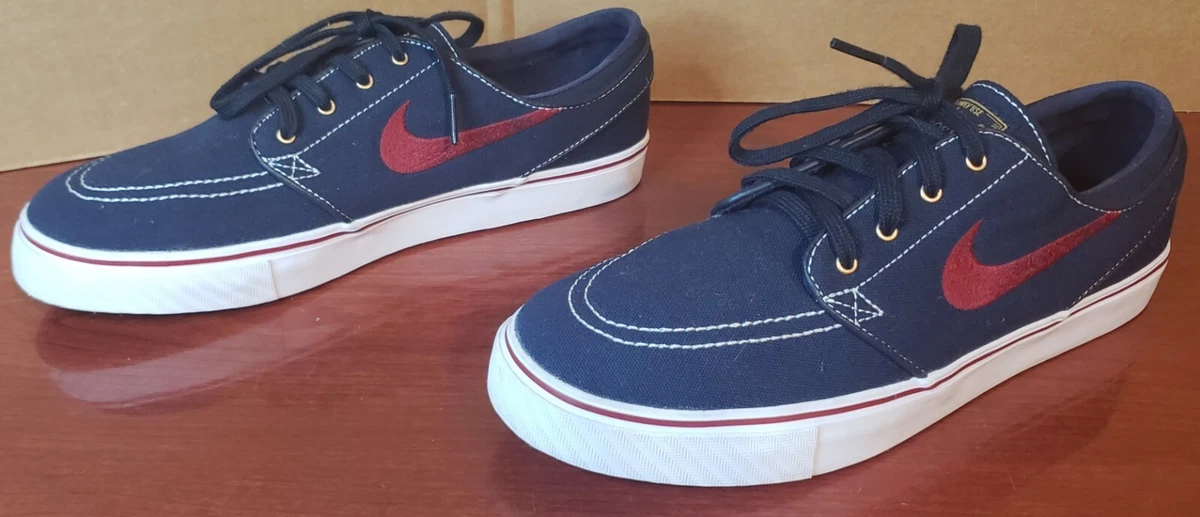 Nike ZOOM STEFAN JANOSKI CNVS Obsidian Tm Red White 615957-467 (593) |