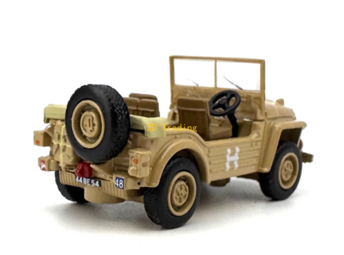 ZA 1:76 Military Beige Austin Suez Airborne Jeep Model Diecast Metal Car BN - Picture 5 of 5