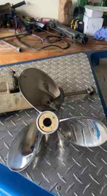 10.38 X18P Chopper | 48-43592A71 prop for Mercury 30-70hp Outboard 13 ...