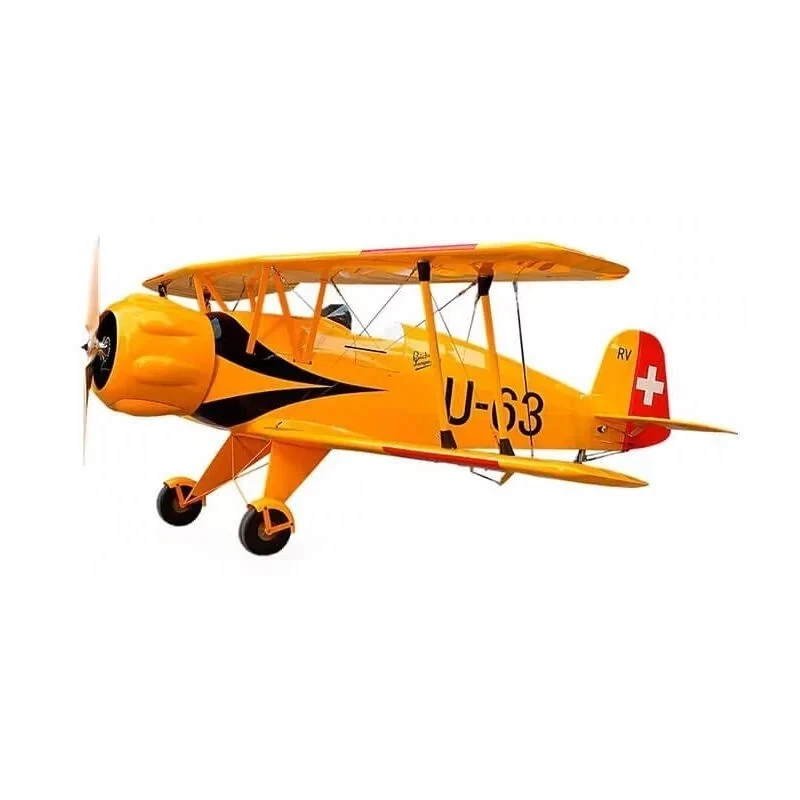 Seagull Models Bucker BU-133 BU133 RC Remote Control Airplane Jungmeister Yellow - Image 2 of 4