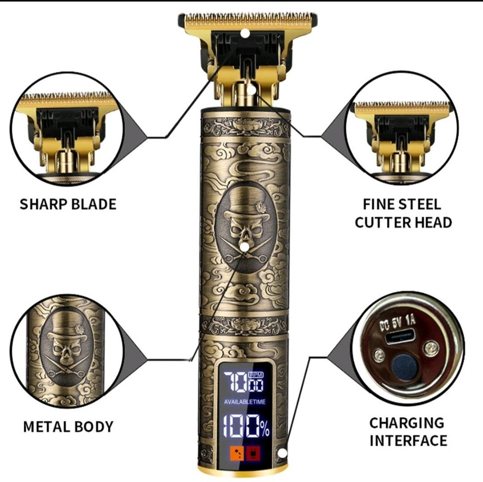 Men Shaver Machine Professional Mens Hair Clippers Shaver Electric Trimmers Machine ...