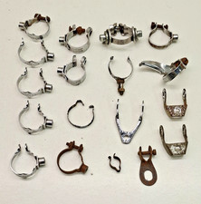 Job Lot Down Tube Clamps Benelux, Huret, Suntour, Vintage Original Bicycle Parts