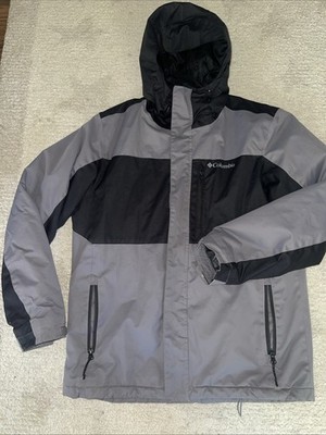 Columbia Men s Tipton Peak II Insulated Jacket Black Gray Medium