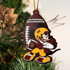 Personalized Washington Football Team Commanderss Christmas Ornament Gift Decor