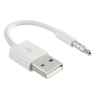 Charger Data USB 3.5mm Sync Audio Cable For IPod Shuffle 3rd 4th Gen Accessory