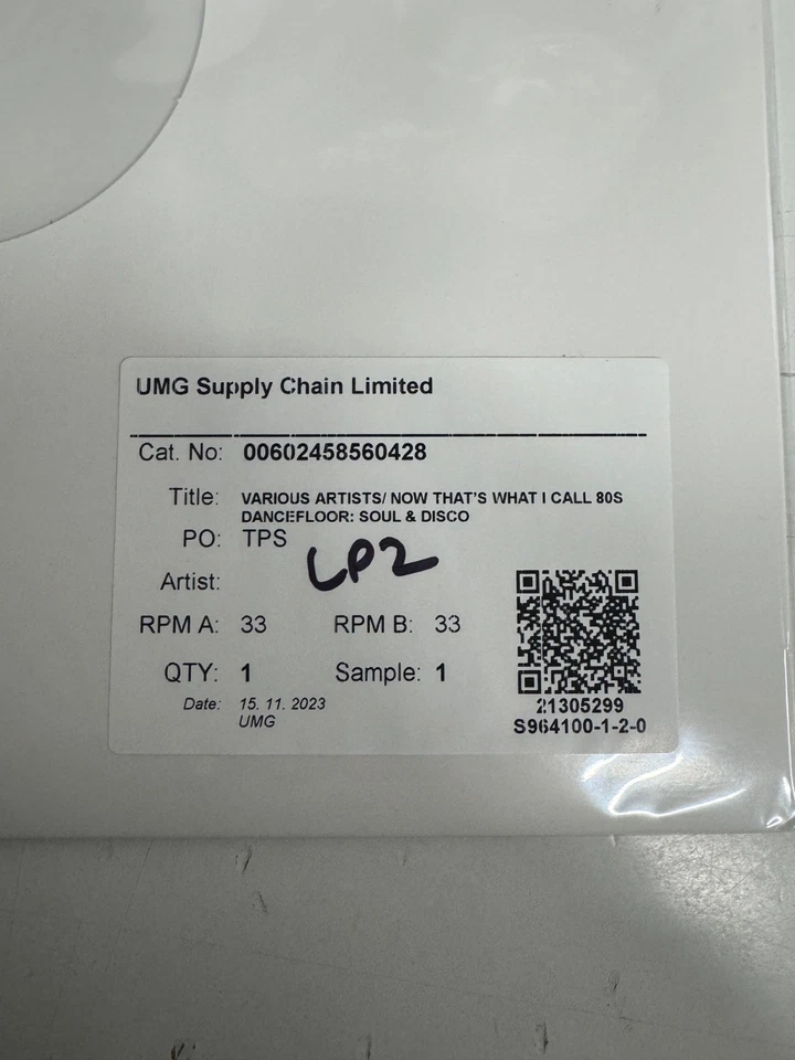 Test Pressing Vinyl - Now 80's Dancefloor: Soul & Disco - 2 LP - NEW - Image 3 of 4