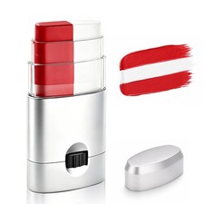 Red White Face  Body Paint Stick, Sports Eye Black-Style Makeup 02