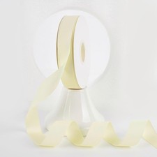 Ivory Grosgrain Ribbon 1 Inch Cream 50 Yards Thick Hair Bow Craft Sewing Roll