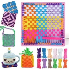 Weaving Loom Kit for Girls - DIY Toy Gift for Kids Ages 6-8 8-12